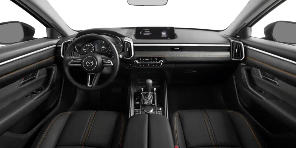 Black Leatherette With Gray Accents
